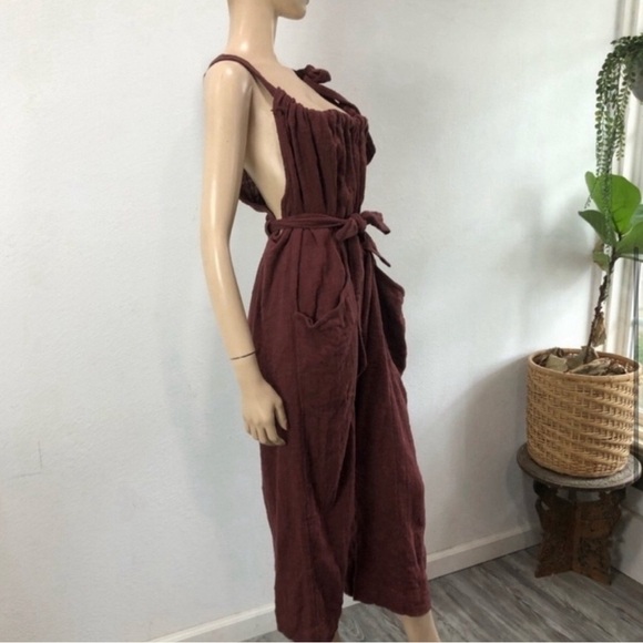 free people jumpsuit C rum raisin - Picture 12 of 16